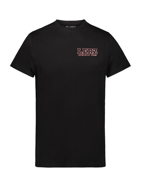 LERZ BLACK ATHLETIC TEAM T-SHIRT