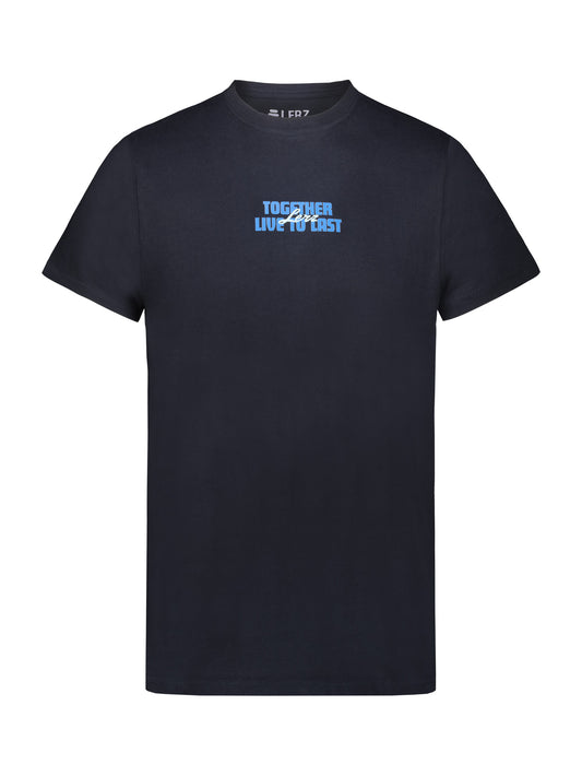 LERZ T-SHIRT TOGETHER LIVE TO LAST NAVY BLUE