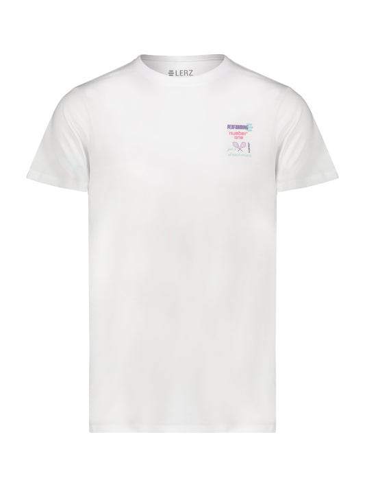 LERZ WHITE PERFORMER DREAMER T-SHIRT