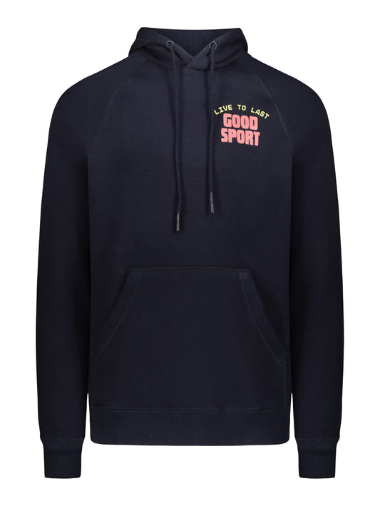 LERZ ESSENTIAL HOODIE GOOD SPORT BLU NAVY