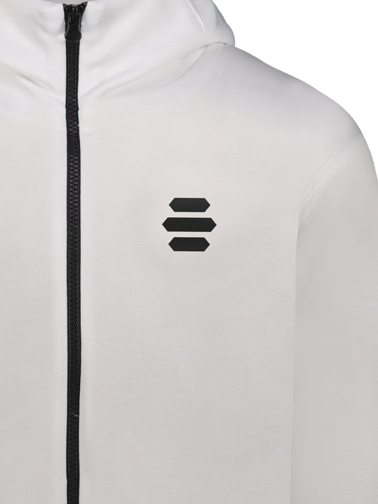 LERZ FULL ZIP HOODIE ACTIVE WHITE