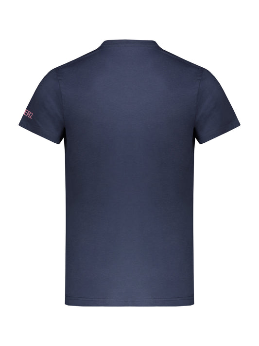 LERZ PADEL BUBBLE BLUE DENIM T-SHIRT 