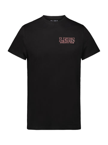 LERZ BLACK ATHLETIC TEAM T-SHIRT 