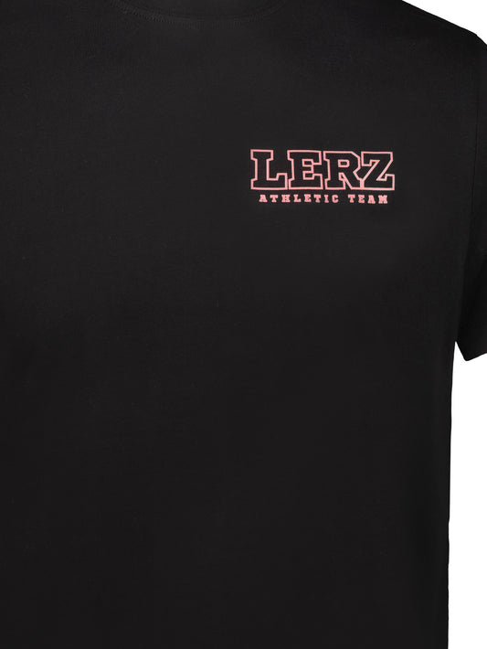 LERZ BLACK ATHLETIC TEAM T-SHIRT 