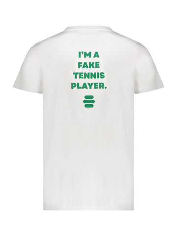 LERZ T-SHIRT I'M A FAKE TENNIS PLAYER BIANCA