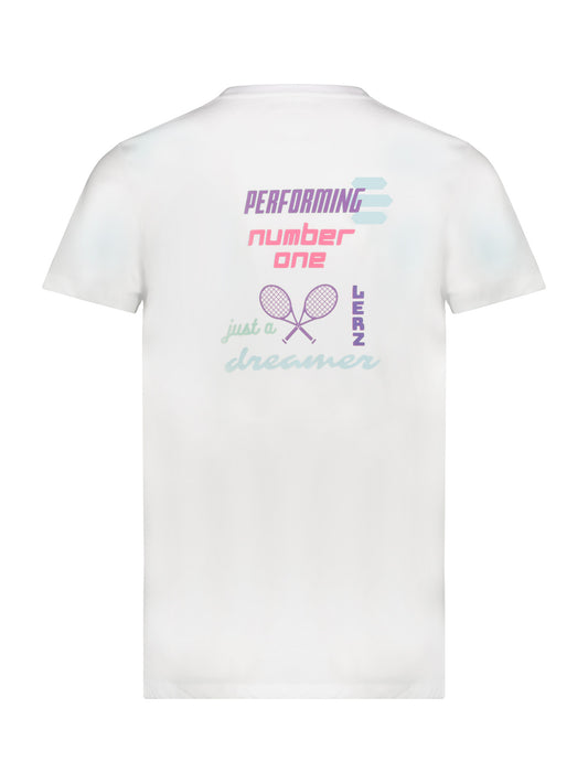 LERZ WHITE PERFORMER DREAMER T-SHIRT 