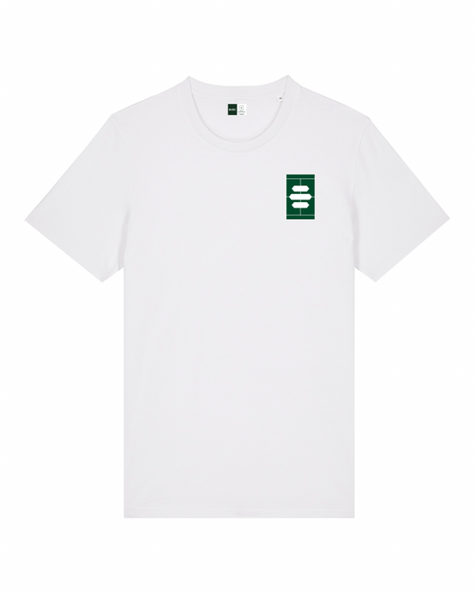 T-SHIRT LERZ LOGO COURT TOGETHER LIVE TO LAST WHITE