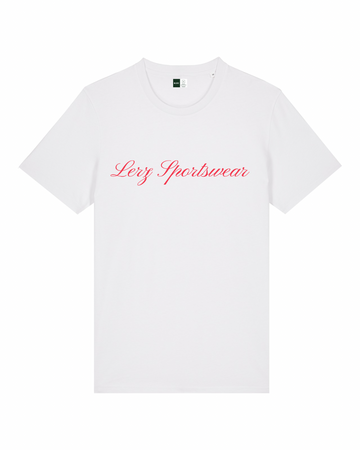 T-SHIRT LERZ SPORTSWEAR LOGO CORAL