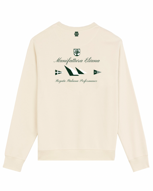 MANIFATTURA ELIANA - LERZ ROUNDNECK SWEATSHIRT SAILING