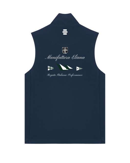 MANIFATTURA ELIANA - LERZ SAILING GILET BLU NAVY