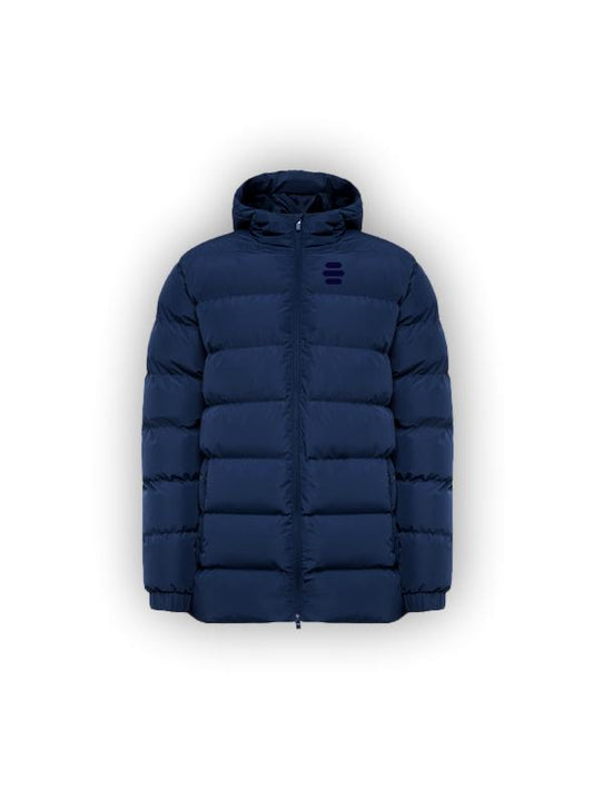 LERZ PADDED WINTER JACKET BLU NAVY CON LOGO BLU